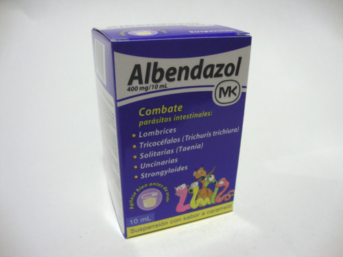ALBENDAZOL MK 400MG/10ML *suspension oral 10ml - FARMACIA NUEVO MILENIO