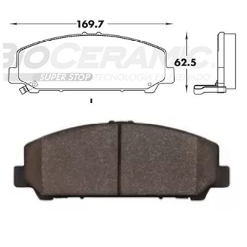 Pastillas (8403-D1286) Gic Semi-Metalica Nissan - Repuestos y Lubricantes Vicent's