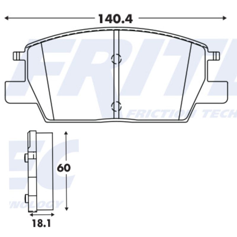 Pastillas NF-1158 (9144-D1913) Semi Metalica Chevrolet Equinox - Repuestos y Lubricantes Vicent's