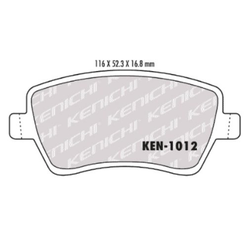 Pastillas NF-1012 (8553-D1435MD1021) Semi-Metalicas New York Brake - Repuestos y Lubricantes Vicent's