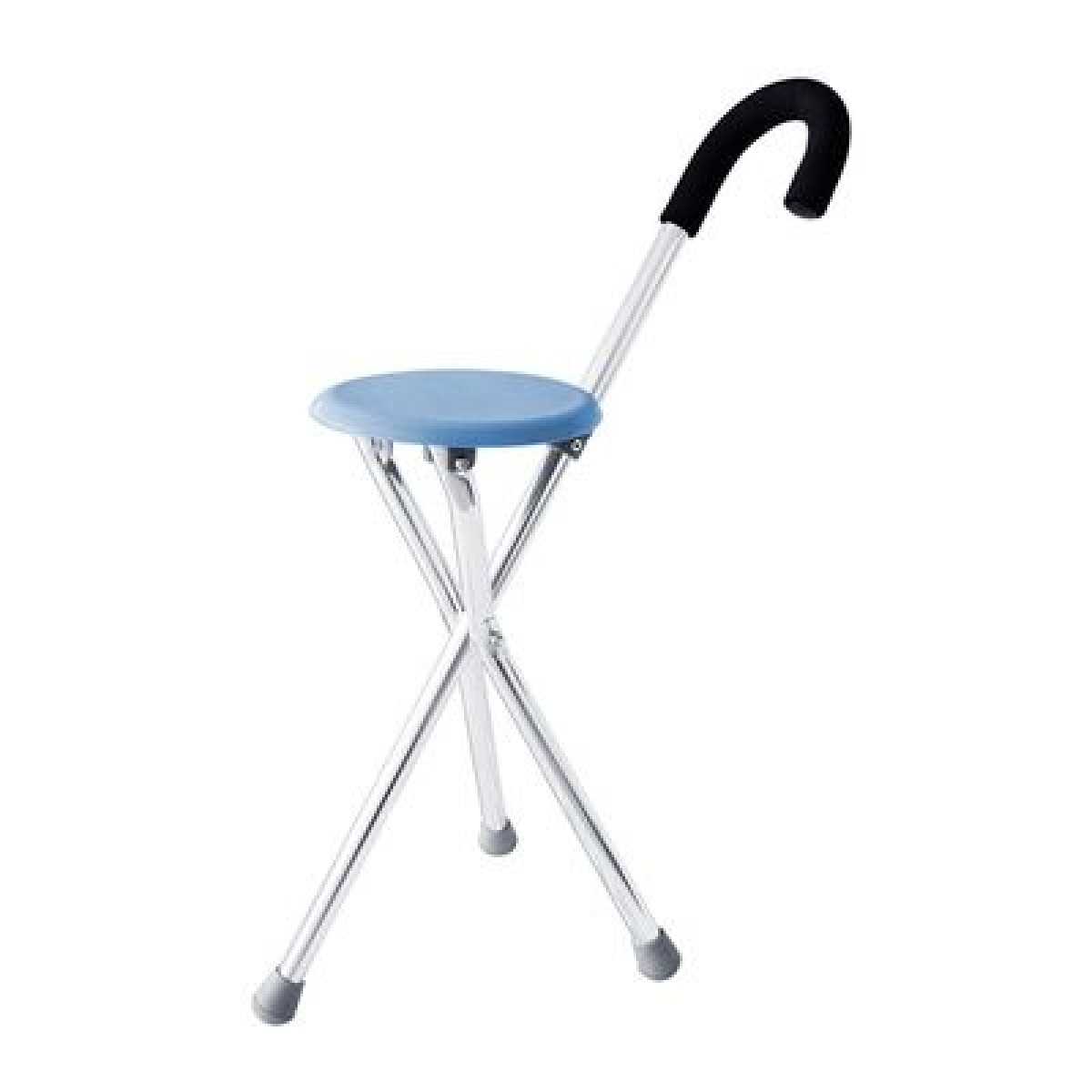BASTON DE ALUMINIO CON ASIENTO - Proveedora De Salud Total, Sociedad Anonima