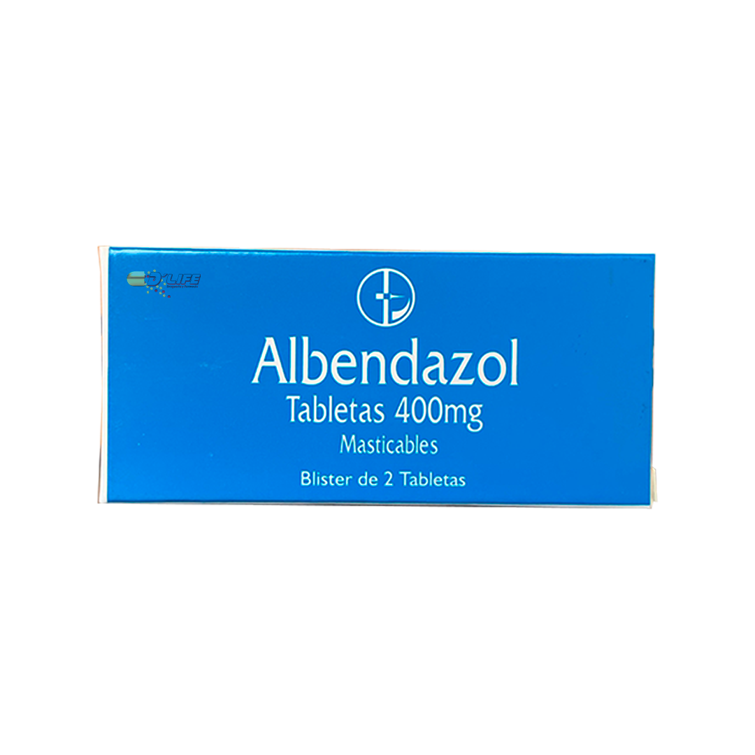 ALBENDAZOL 400 MG X 2 TABS MAST CAPLIN