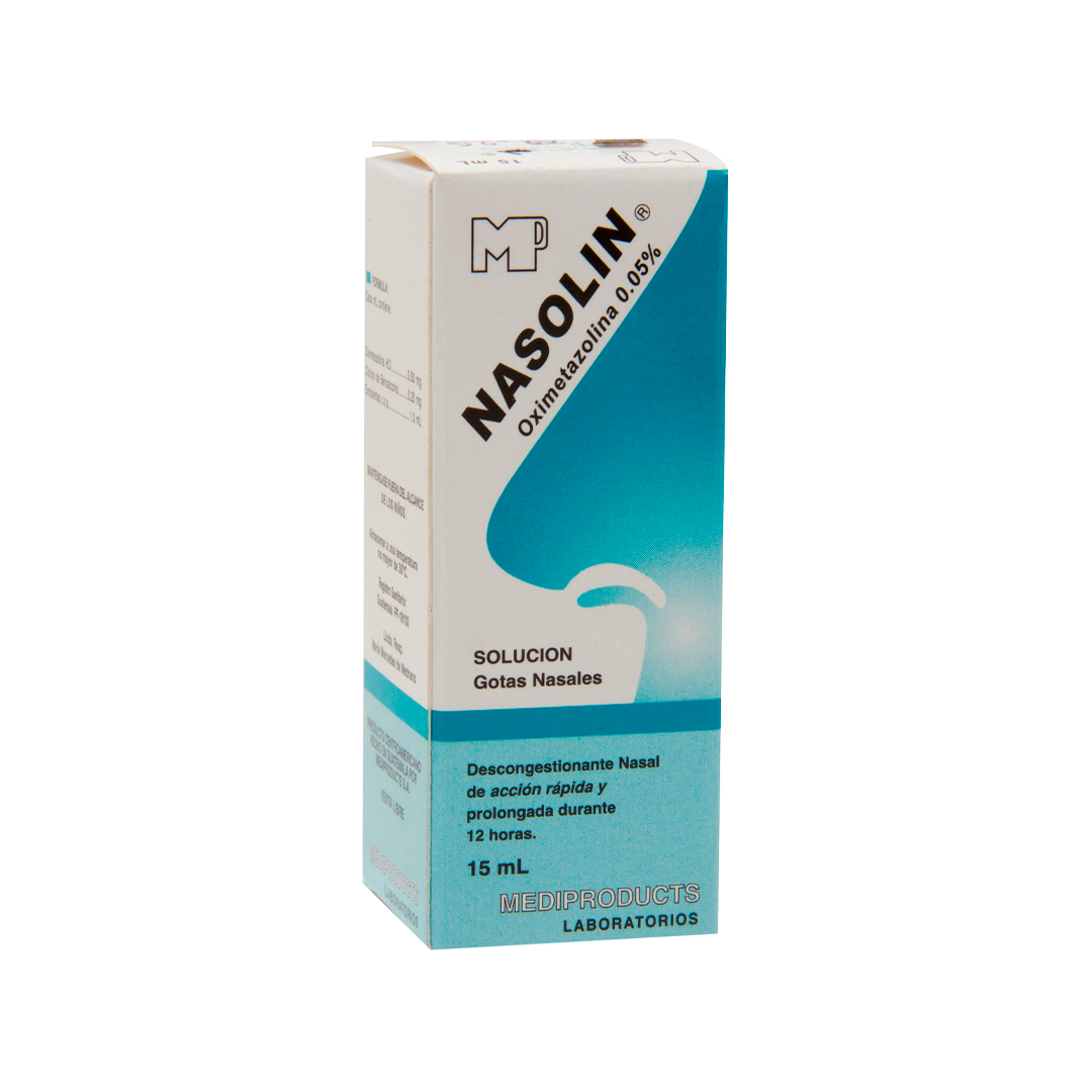 NASOLIN 0.05 GOTAS NASALES X 15 ML.