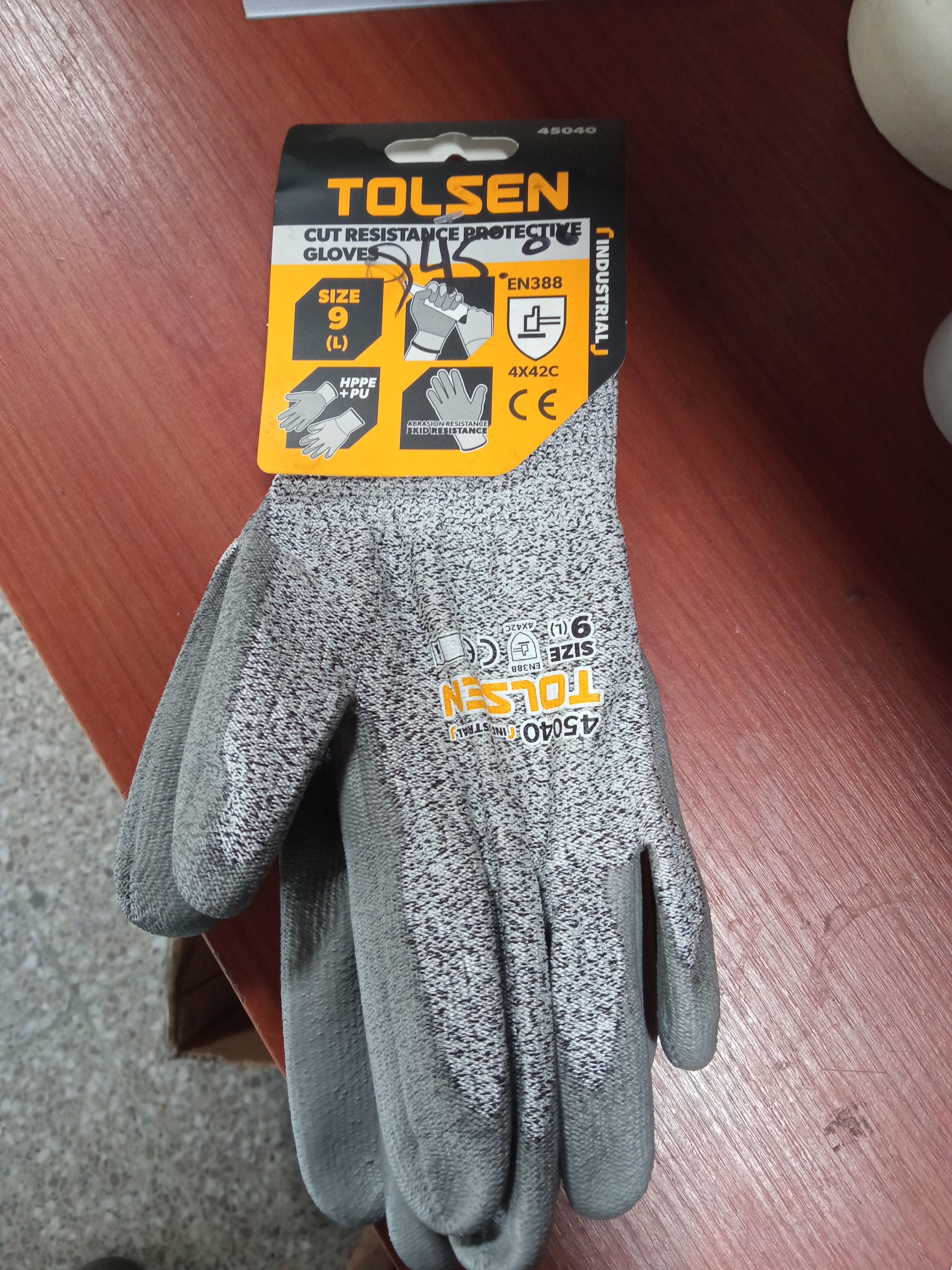 Guantes industriales anti corte T9 - Distribuidora Novacero