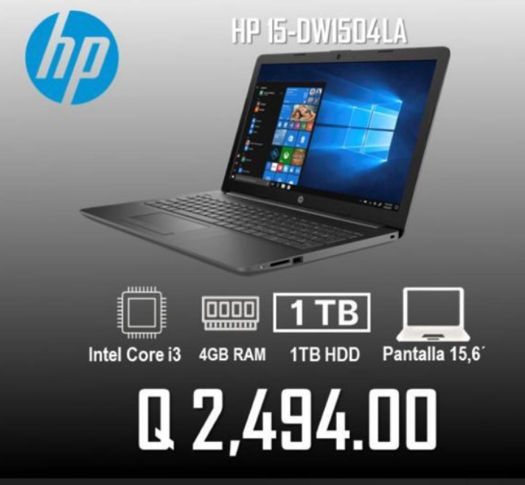 Laptop HP Core i3 G7/4GB/1TB/15 Pantalla - Corporación Hightechnology