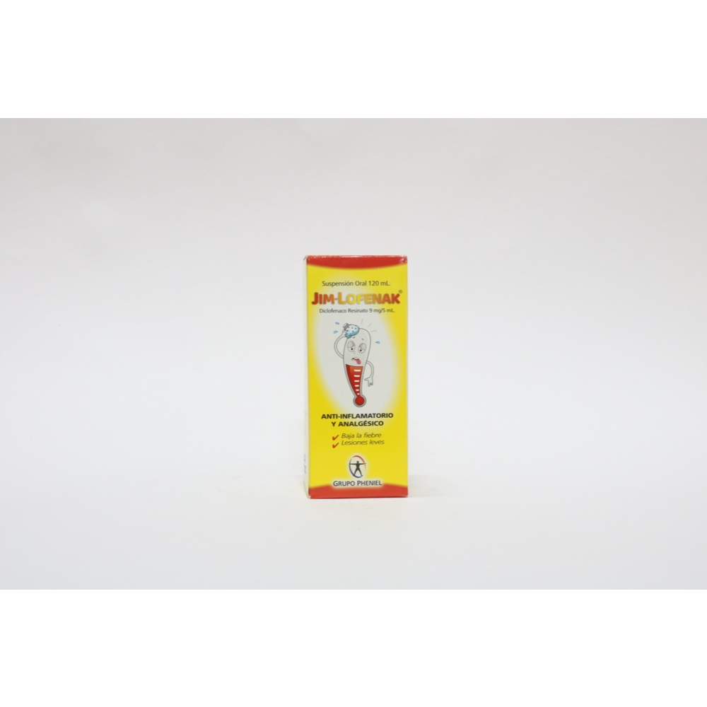 Jim-Lofenak ( Diclofenaco Resinato 9 mg/5 mL ) - FARMACIA NUEVO MILENIO