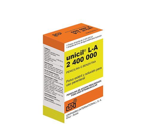 UNICIL L-A 2.400,000 X 1 AMPOLLA