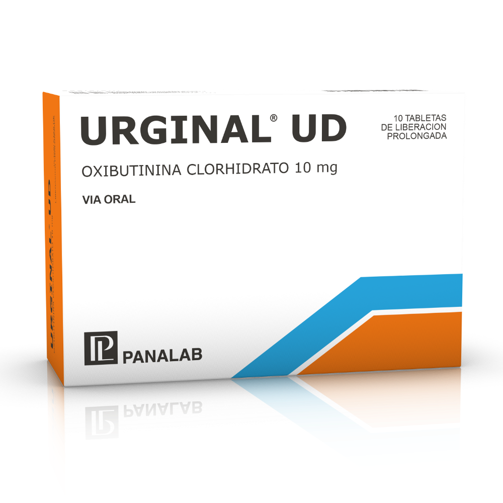 URGINAL UD ( Oxibutinina Clorhidrato 10 mg ) * 10 Tabletas - FARMACIA NUEVO MILENIO