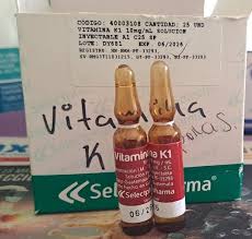 Vitamina K * Ampollas - FARMACIA NUEVO MILENIO