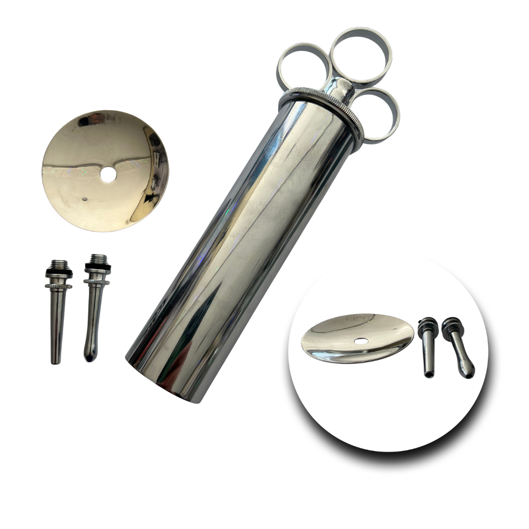 JERINGA PARA LAVADO DE OIDO DE ACERO INOXIDABLE - Proveedora De Salud Total, Sociedad Anonima