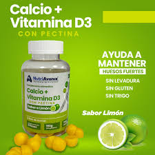 Calcio + Vitamina D3 Con Pectina ( Sabor a Limon ) - FARMACIA NUEVO MILENIO
