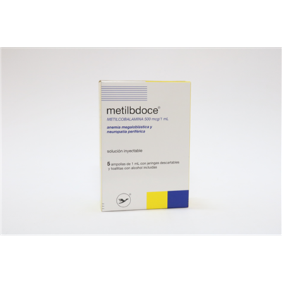 Metilbdoce ( Metilcobalamina 500 mcg / 1 mL )  - FARMACIA NUEVO MILENIO