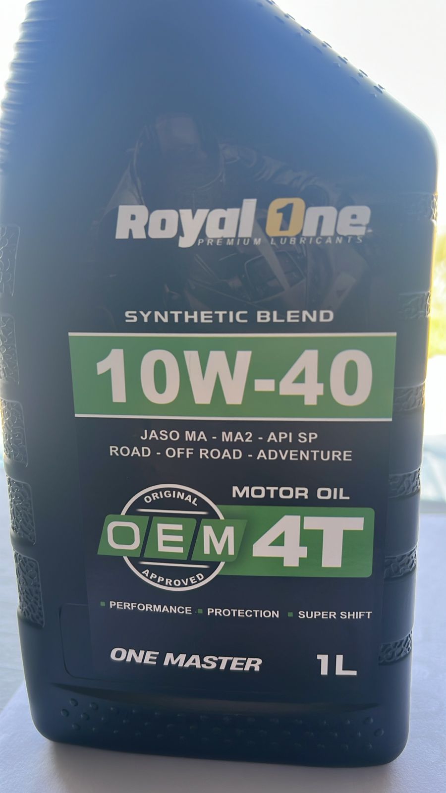 (ROYAL ONE) ACEITE MOTO 10W40 4T BLEND 1L - LUBRIREPUESTOS MC