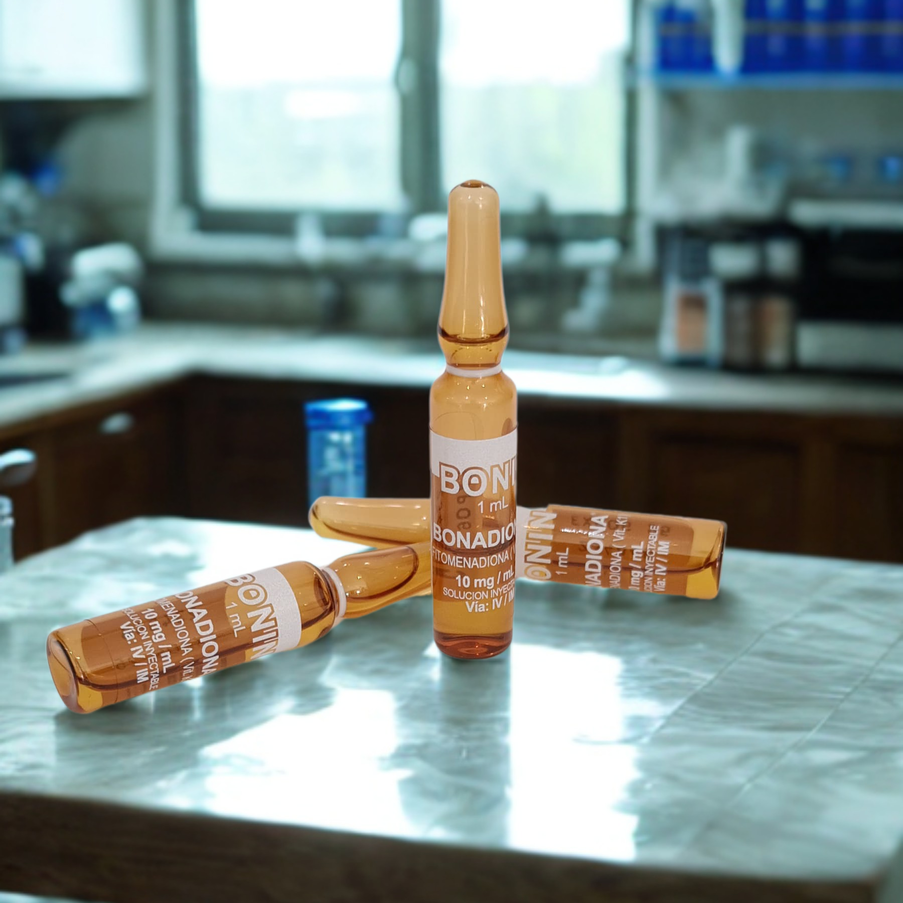 AMPOLLA BONADIONA FITOMENADIONA VITAMINA K 1ml - Proveedora De Salud Total, Sociedad Anonima