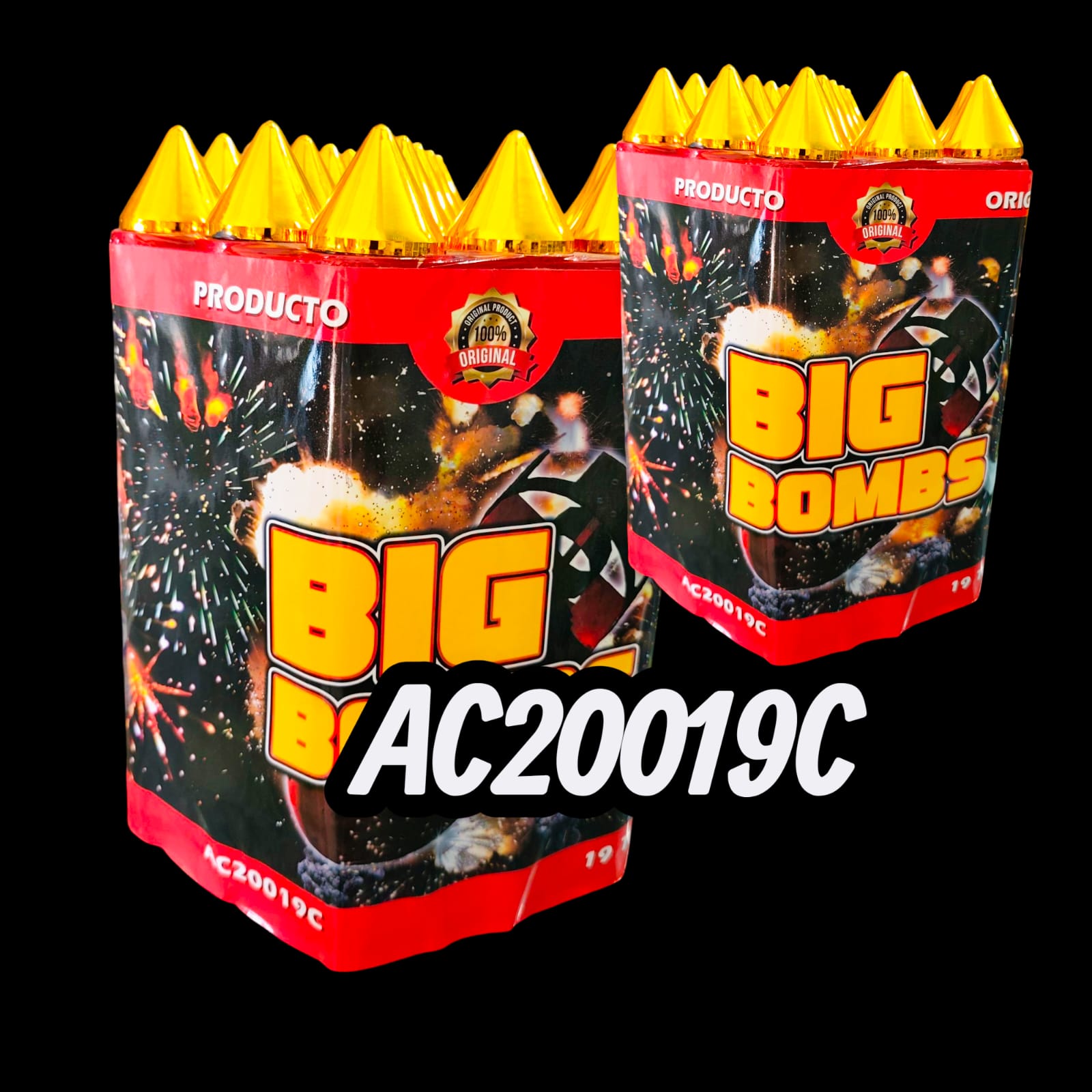 BATERIA 19T 2P EL ORIGINAL - PIROTECNIA EL KAIMAN