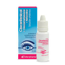 CLORANFENICOL+DEXAMETASONA+NAFAZOLINA SOLUCIÒN OFTALMICA 15 ML - FARMACIA NUEVO MILENIO