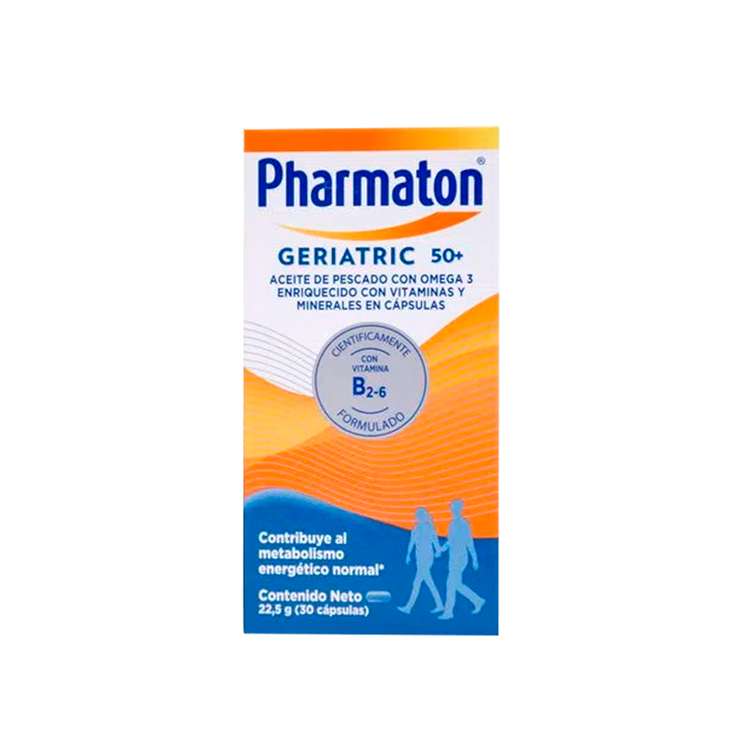 PHARMATON GERIATRIC 50+ X 90 CAPSULAS