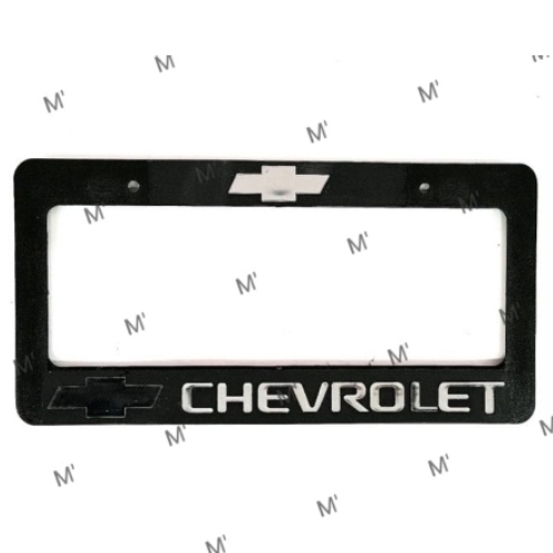 Porta Placas CHEVROLET 3D 2 unidades (ACCU052431) - Repuestos y Lubricantes Vicent's
