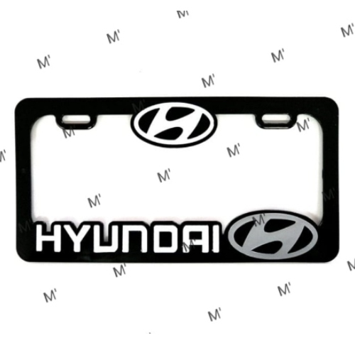 Porta Placas HYUNDAI en 3D - Repuestos y Lubricantes Vicent's