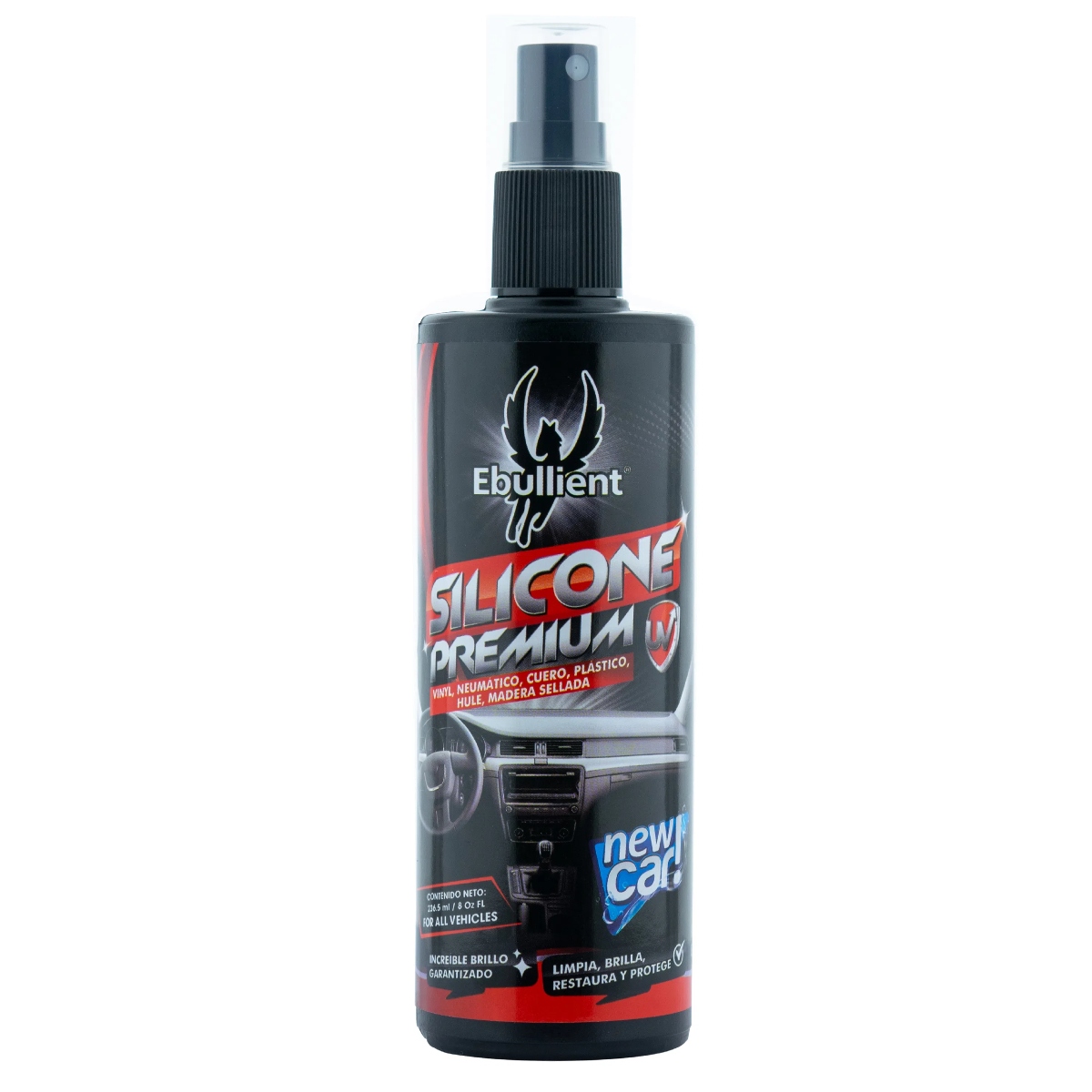 Silicon Premium con Aroma Ebullient (8 Oz) - Repuestos y Lubricantes Vicent's