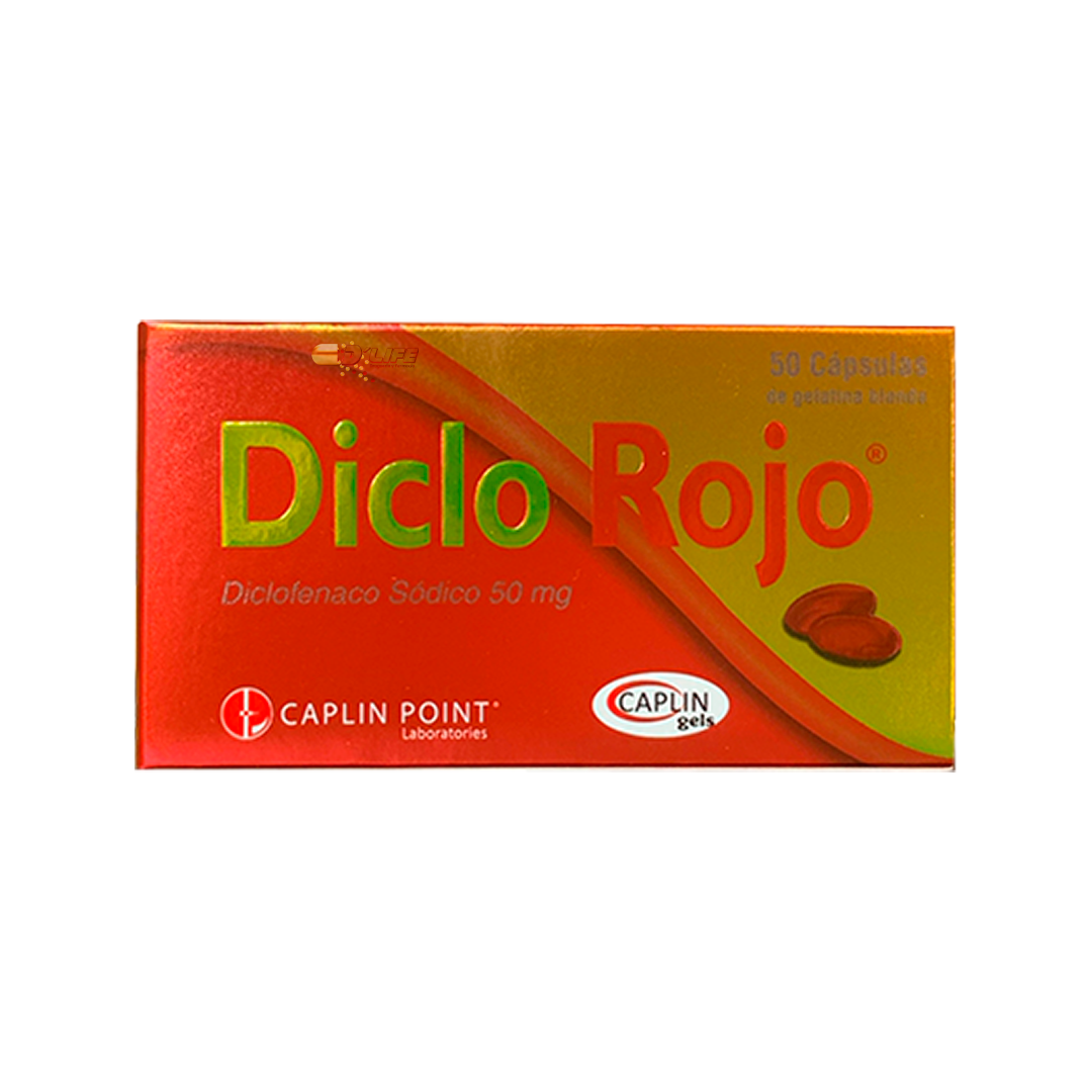DICLO ROJO CAJA X 50 CAPSULAS