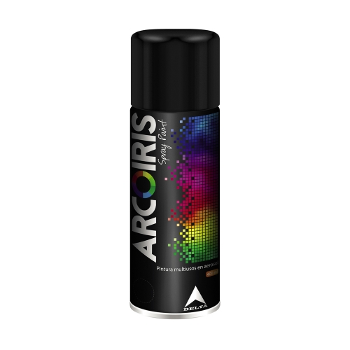 Pintura en Spray Negro Alta Temperatura Arcoiris - Repuestos y Lubricantes Vicent's