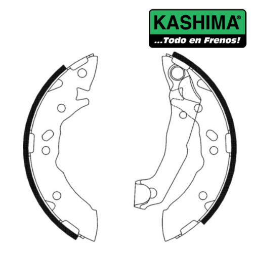 Zapatas (1379-BS707=FSB586) Kashima Hyundai Atos (00-06) - Repuestos y Lubricantes Vicent's