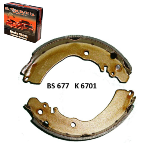 Zapatas (1415-BS677 ZT = K6701=610PG) New York Mitsubishi - Repuestos y Lubricantes Vicent's