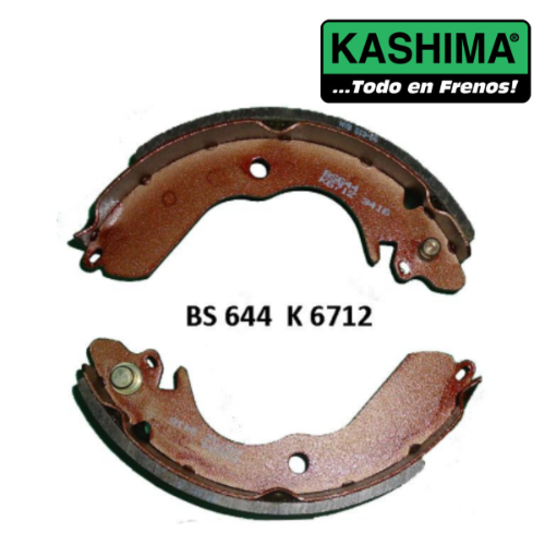 Zapatas (1442-BS644=K6712) Kashima Mitsubishi Mirage (91-94) - Repuestos y Lubricantes Vicent's
