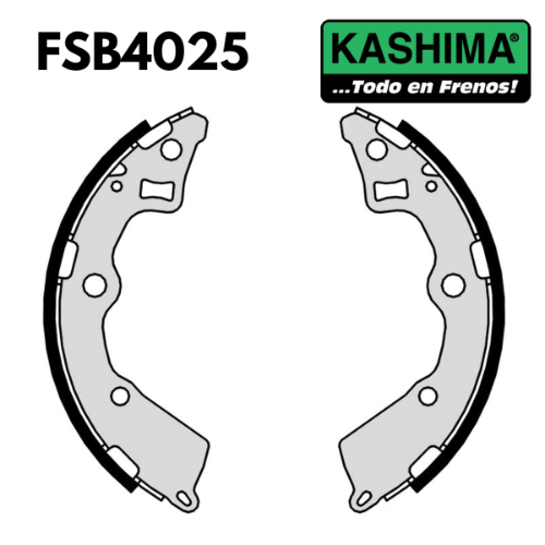 Zapatas (FSB4025=58350-07A00) KIA Picanto (04-11) - Repuestos y Lubricantes Vicent's