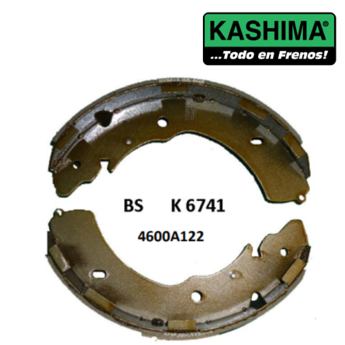 Zapatas (K6741) Kashima Mitsubishi L200 4WD 2006 Sportero 2006 - Repuestos y Lubricantes Vicent's