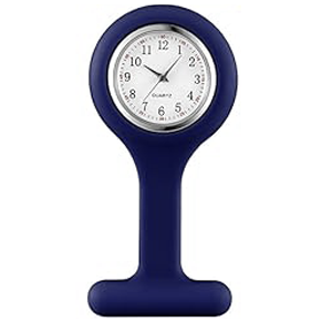RELOJ SEGUNDERO DE SILICONA CON BROCHE AZUL MARINO - Proveedora De Salud Total, Sociedad Anonima