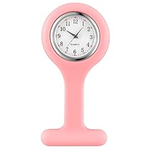 RELOJ SEGUNDERO DE SILICONA CON BROCHE ROSADO - Proveedora De Salud Total, Sociedad Anonima