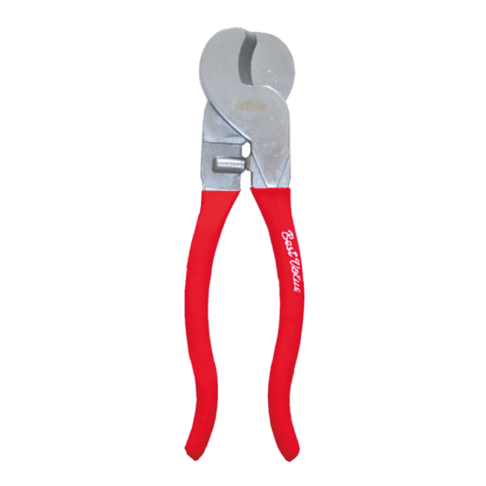 Alicate corta cables 9 1/2"mango ergon. rojo BESTVALUE - Ferretería y Distribuidora el 