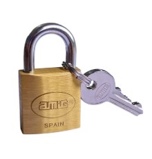 Candado 15 mm dorado  AMIG - Ferretería y Distribuidora el 