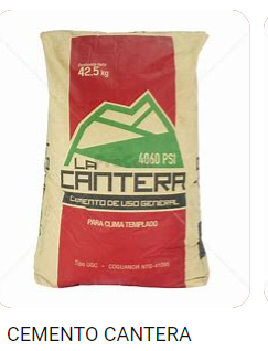 Cemento LA CANTERA Bolsa - Ferretería y Distribuidora el 