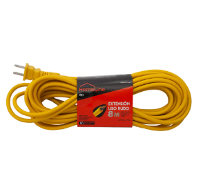EXTENCION ELECTRICA 8M ON USO RUDO - Ferretería Todo El Mundo