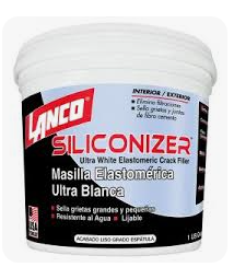 MASILLA SILICONIZER ULTRA BLANCO 1/4 LANCO