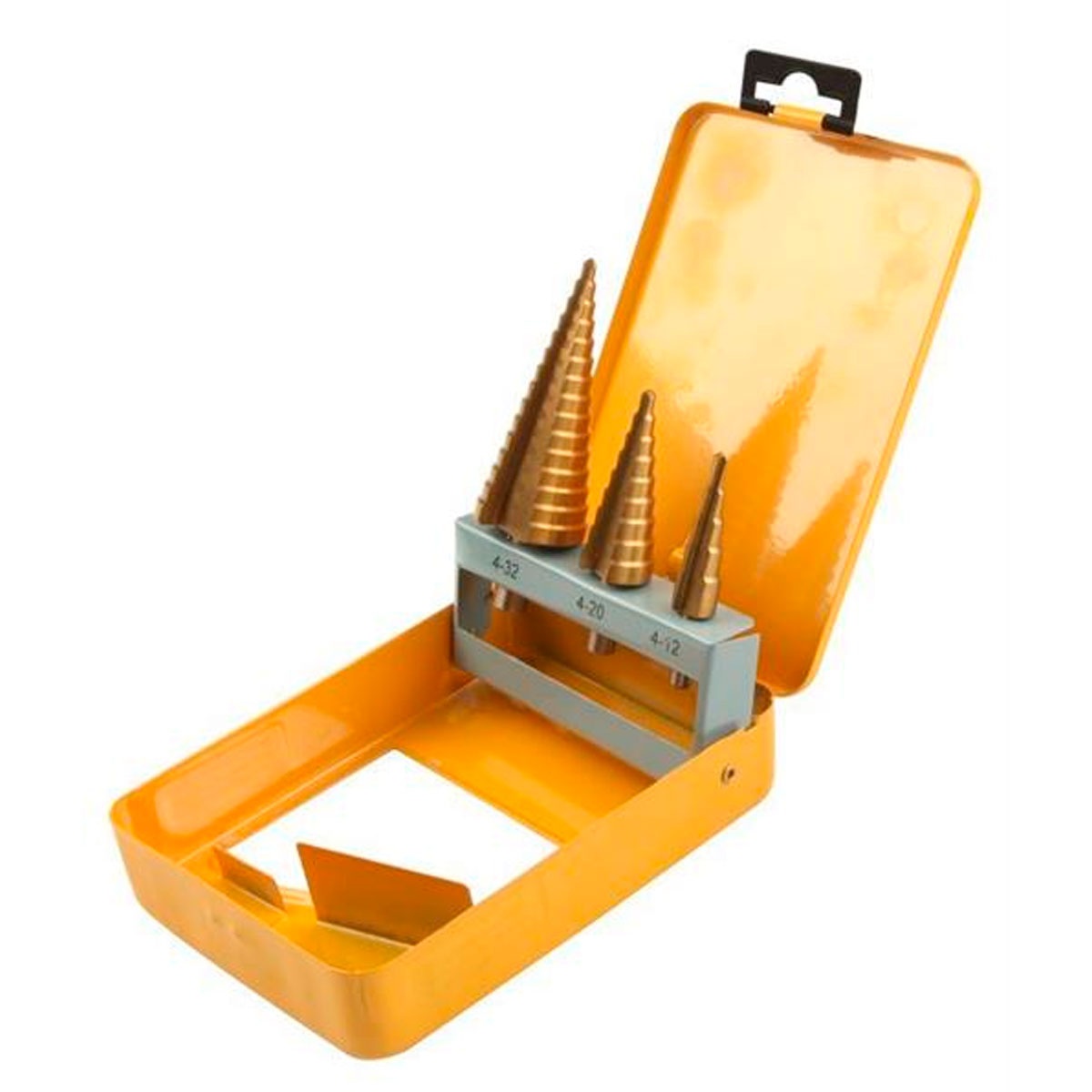 JUEGO 3 BROCAS ESCALONADAS TITANIO TOLSEN - Ferretería Todo El Mundo