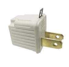 Espiga convertidor redondo a plano plastica blanca grande SM - Ferretería y Distribuidora el 