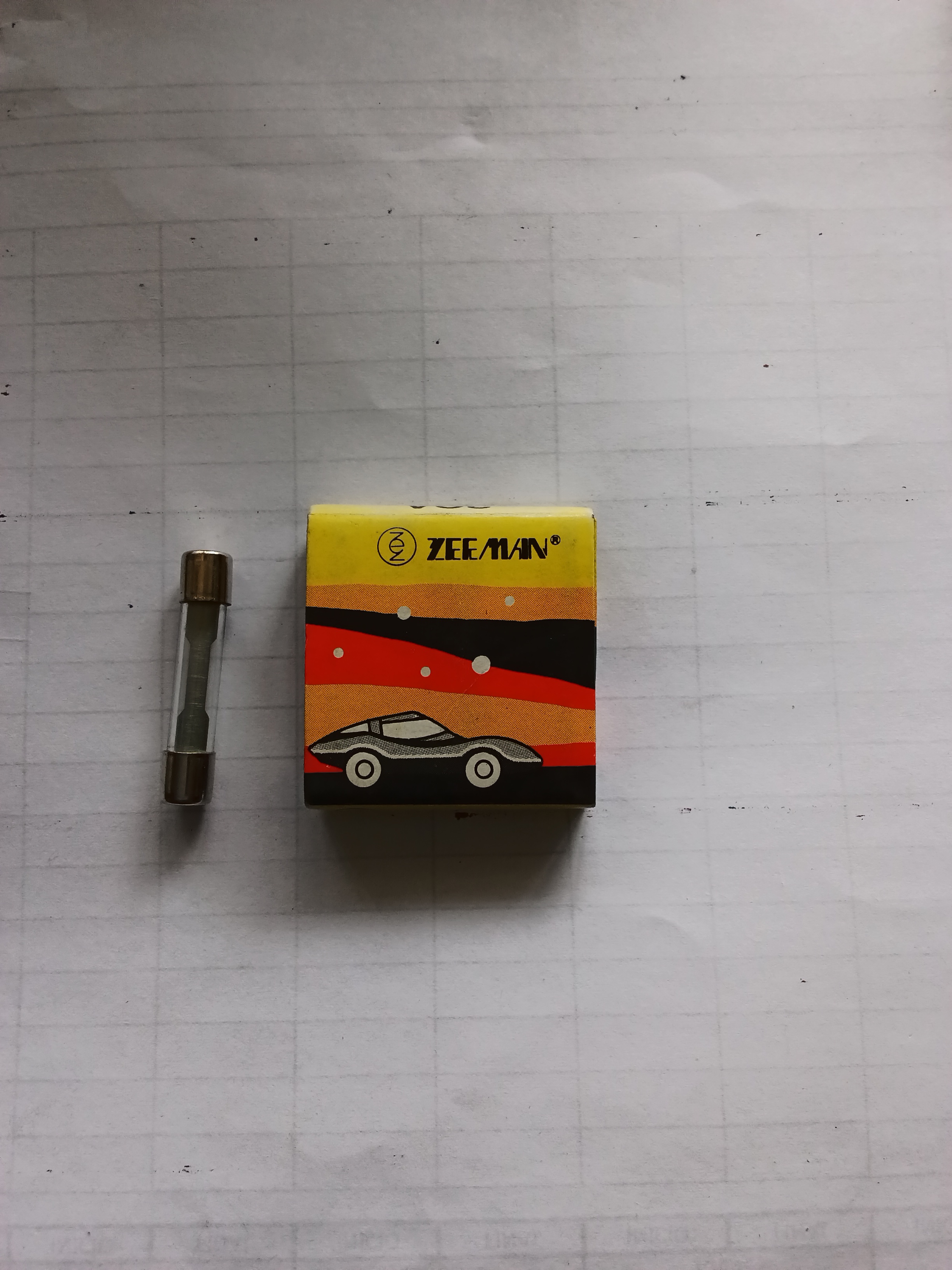 Fusible 25 Amp. de vidrio ZEEMAN - Ferretería y Distribuidora el 