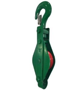 Garrucha sencilla de 4" c/verde PESADA CHINA - Ferretería y Distribuidora el 