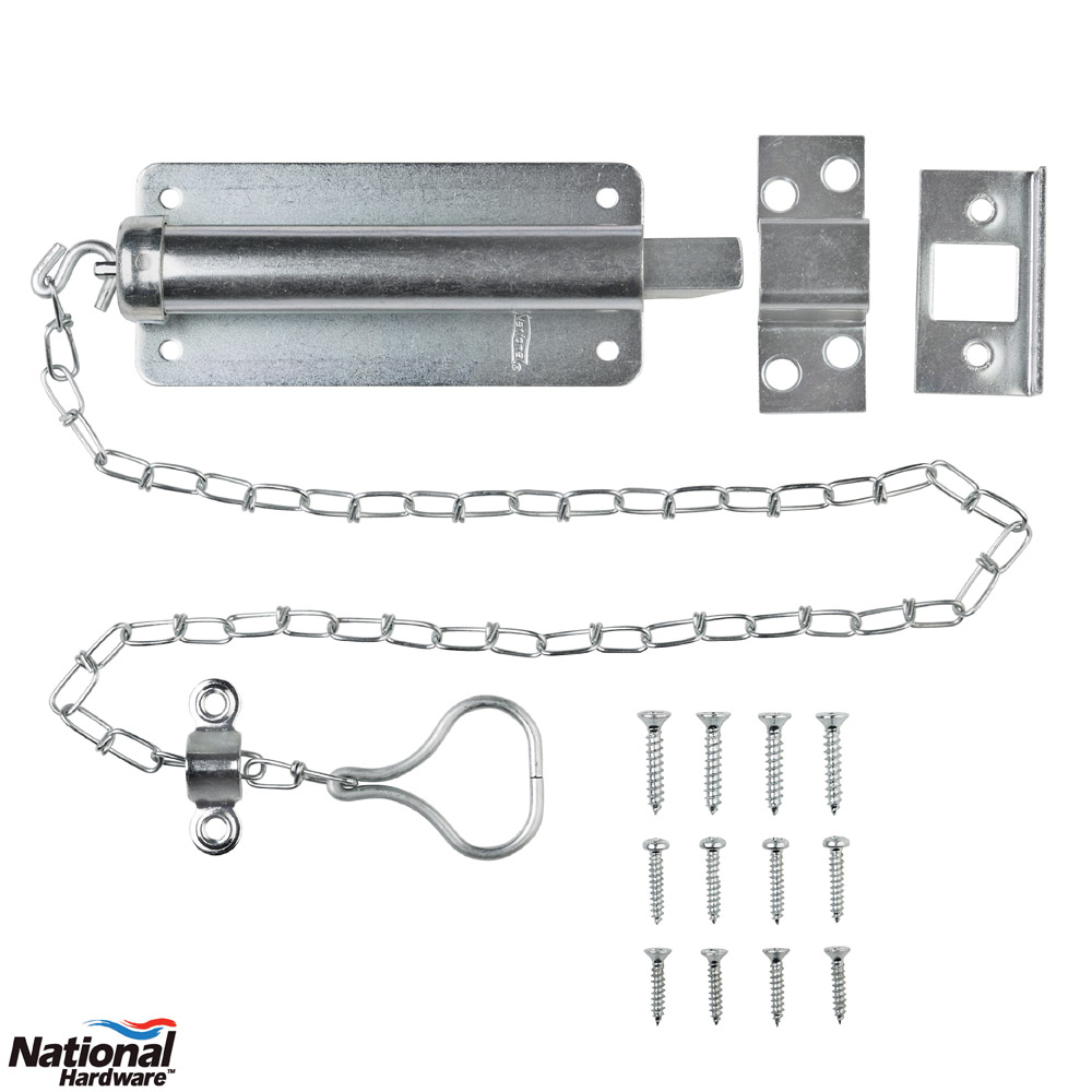 Pasador de cadena y resorte 3" CROMADO - Ferretería y Distribuidora el 