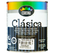 Pintura ANTICORROSIVO BLANCO 1/4 CORONA - Ferretería y Distribuidora el 