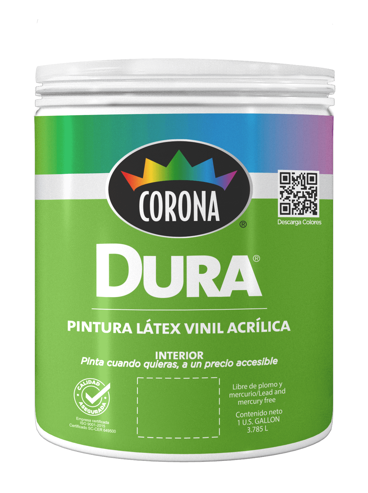 Pintura Latex GERANIO DURA 2712 Galón CORONA - Ferretería y Distribuidora el 