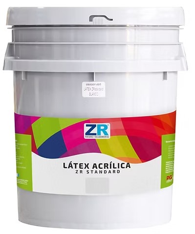 Pintura Latex GRIS ARTICO Cubeta ZR - Ferretería y Distribuidora el 