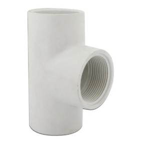 TEE C/R PVC 1 1/2 AMANCO - Ferretería y Distribuidora el 