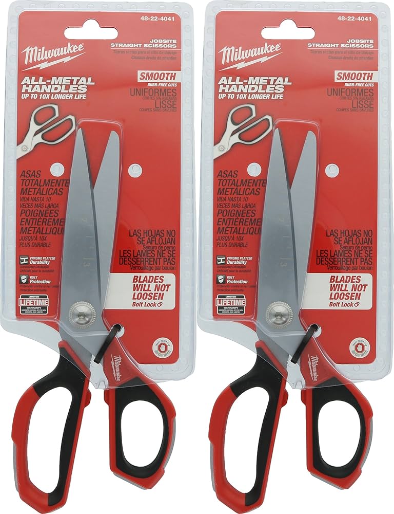 Tijera para trabajo pesado con azas grandes y de metal MILWAUKEE - Ferretería y Distribuidora el 