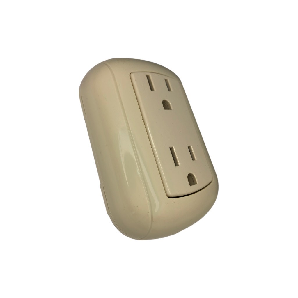 Tomacorriente polarizado de sobreponer CHIPS - Ferretería y Distribuidora el 