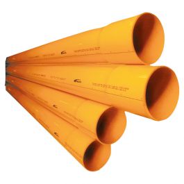Tubo para drenaje naranja 4" 6MT - Ferretería y Distribuidora el 